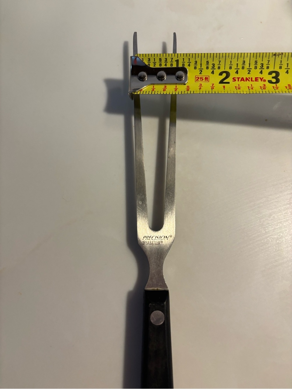 Vintage Precision by Sabatier 2-Tine Carving Fork – Full Tang, Triple Riveted - Picture 6 of 6